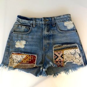 Carmar embroidered denim shorts from LF